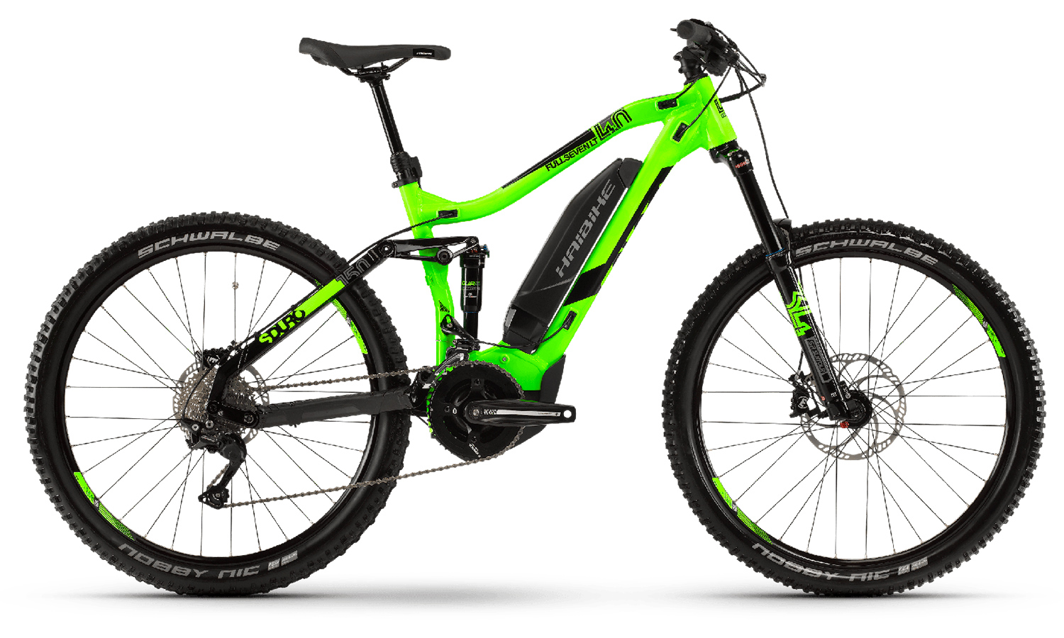 Фотография Велосипед Haibike SDURO FullSeven LT 4.0  27.5" 500Wh (2019) 2019 салатовый